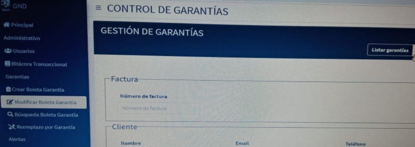 Guarantees Control GND
